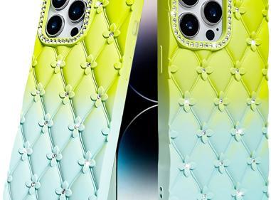 Luxury Gradient Protective Case with Rhinestone Accents for iphone 14 Pro Max  | Available in Multiple Colors | US Seller | Free Delivery product
