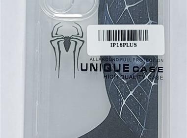 Black Spider-Man Venom Theme Case for iPhone 16 Plus – Unique Hero Design product