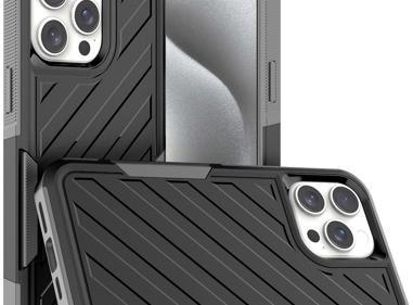 Noble Lined Dual-Layer Hybrid Shockproof Case for iPhone 15 Pro Max product