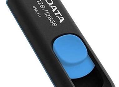 ADATA 128 GB USB 3.1 Retractable Capless Flash Drive, Black product