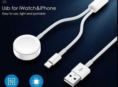 For Apple iWatch 2IN1 Magnetic Charging Cable (1M) (USB) product