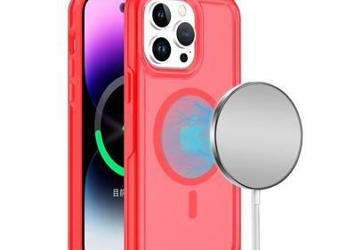 iPhone 15 Glossy Oil Premium Hybrid Case Cover - Red product