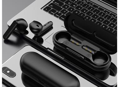 TWS True Wireless Bluetooth Stereo Earbuds with Charging Case-Black product