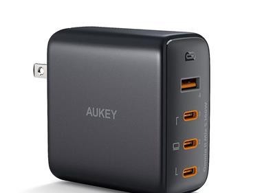 AUKEY PA-B7S VoltApex II Mix S 100W 4-Port PD Wall Charger with GaN Power Tech -BLACK product