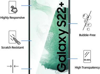 Tempered Glass Screen Protector for Samsung Galaxy S22 Plus – HD Clarity, Anti-Scratch & Shatterproof product
