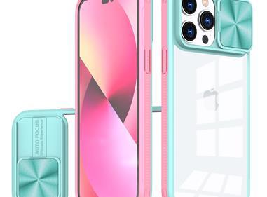 iPhone 15 Fusion Transparent Clear Hybrid Case Cover - Pink/Blue product