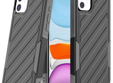  iPhone 11 (XI6.1) Noble lined shockproof dual layer hybrid - Black product