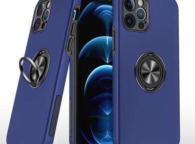 iPhone 14 Plus CHIEF Oil Painted Magnetic Ring Stand Hybrid Case Cover – Artistic Design with Full-Function Protection product