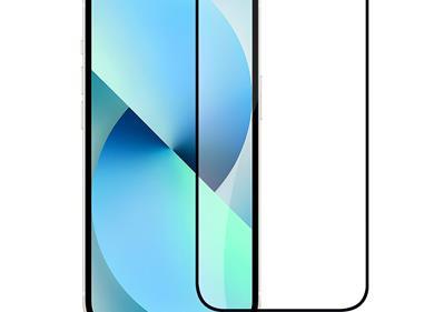  iPhone 15 Pro Bulk White Paper Card Package Black edged Tempered Glass (Black) product