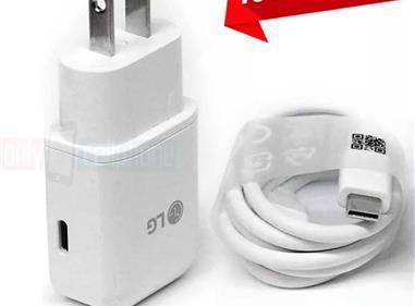 Original LG Wall Charger + USB-C Data Cable Kit for LG V70/V60/G6/G8X/Q80/Stylo6 product