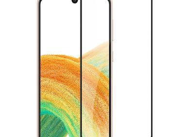 Samsung Galaxy A25 5G / A15 5G Bulk White Paper Card Package Black edged Tempered Glass (Black) product
