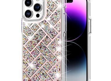 iPhone 15 Bling Hybrid Case Cover  product