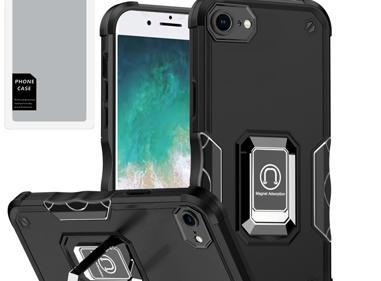 iPhone 16E / SE4 OPTIMUM Magnetic Ring Stand Hybrid Case – Shockproof Dual-Layer with 360° Grip & Kickstand product