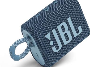 JBL Go 3 Portable Speaker with Bluetooth, Built-in Battery, Waterproof and Dustproof Feature - Blue product