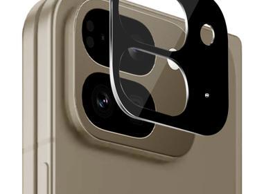 Google Pixel 9 Pro Fold Camera Lens Colored Edge Tempered Glass Protector - Black product