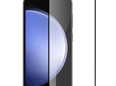 Samsung A35 5g Bulk White Paper Card Package Black edged Tempered Glass (Black) product