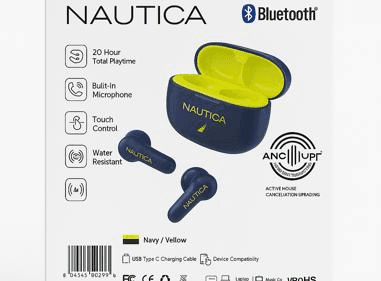 Nautica Urban T680 Hybrid Noise Cancelling True Wireless Stereo Earbuds product