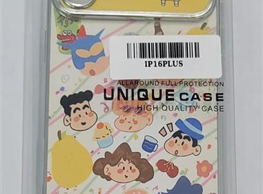 Colorful Cartoon Shinchan Theme Case for iPhone 16 Plus – Fun & Playful Design product