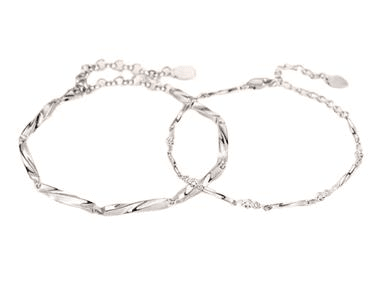 S925 sterling silver couple bracelet   product