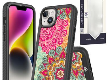  iPhone 15 METKASE Premium Exotic Design Hybrid Case in Slide-Out Package - Mandala product