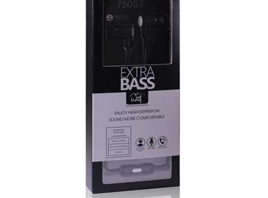 Universal 3.5mm Stereo Hands Free w/Extra Bass 750ST - Black product