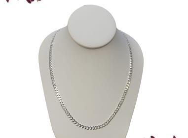 Necklace Sterling Silver 925 Cuban,20 Gr, 5mm, 22" product