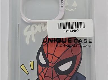 Spidey Gesture iPhone 16 Pro Case – Cartoon Hoodie Edition product