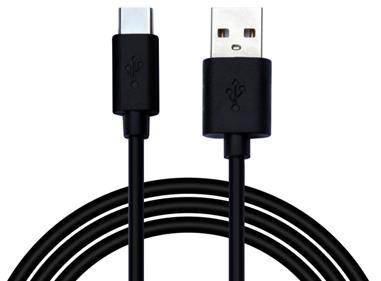 High Quality 10-Feet Rubberized  Type-C Cable Cord in Black without package product