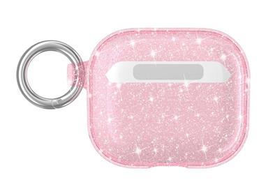 AirPods Pro Glitter Shimmer Transparent Hybrid Case Cover - Pink product