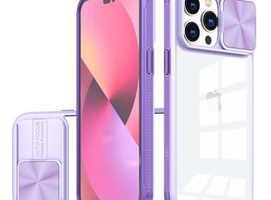  iPhone 15 Fusion Transparent Clear Hybrid Case Cover - Purple product