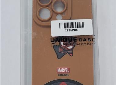 Brown Spider-Man iPhone 16 Pro Case – Minimalist Marvel Edition product