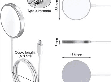 For Apple iWatch Magnetic Charging Cable (1M) (TypeC) product