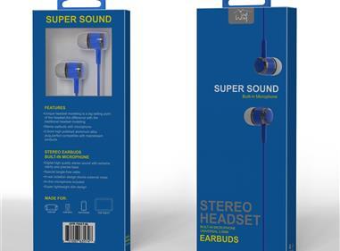 Premium Super Sound Universal Earbud 700ST - Blue product