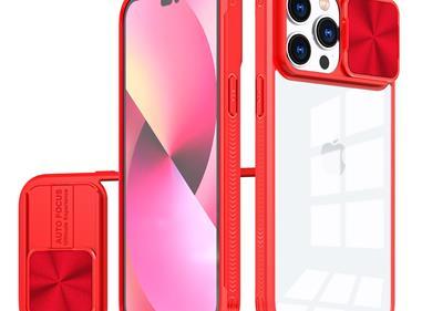 iPhone 15 Fusion Transparent Clear Hybrid Case Cover - Red product