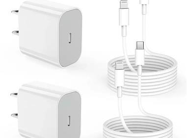 20W Changer with 2-Pack 6ft Fast Charger Compatible with iPhone 14/13/12/11 product