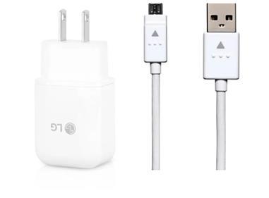LG Fast Charger & Micro Cable G4 G5 Stylo 2 3 K4 K7 K8 K10 Nexus 5 100% Original product