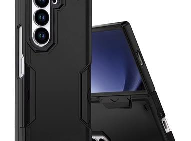 Samsung Z Fold 6 Exquisite Tough Shockproof Hybrid Case Cover - Black product