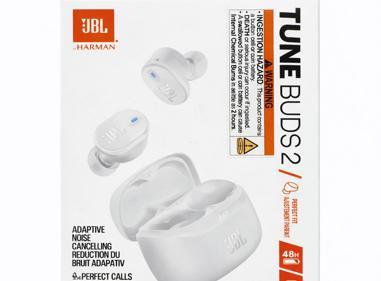 JBL Tune Buds 2 Wireless Bluetooth Earbuds - White product
