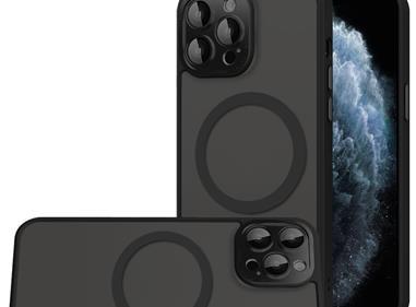 For iPhone 11 Pro MAX (XI6.5) Complete Protection HQ Hybrid with Metal Tempered Camera Glass - Black product
