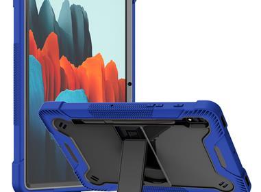 Samsung Tab S8 Tough Tablet Strong Kickstand Hybrid Case Cover - Dark Blue product