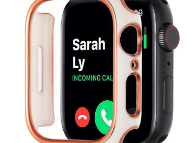 41mm Chromed iWatch Screen Frame - Chromed Gold+White product