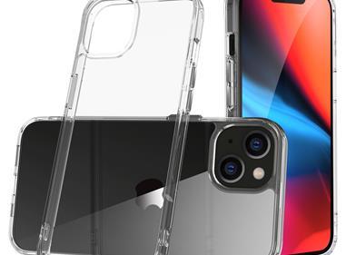  iPhone 15 PURE CRYSTAL Transparent Thick 2.0mm ShockProof Chromed Buttons Case Cover - Clear product
