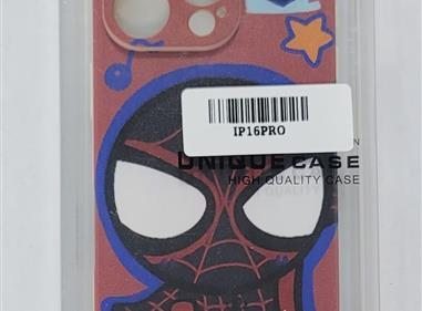 Red Spider-Man Chibi iPhone 16 Pro Case – Fun Marvel Edition product