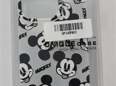 Classic Mickey Mouse Faces iPhone 16 Pro Case – Monochrome Magic product