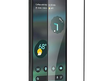 Google Pixel 7 Bulk White Paper Card Package Black edged Tempered Glass (Black) product