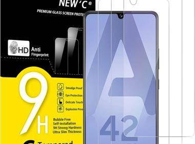 Pack of 3 Samsung Galaxy A42 Screen Protectors – Premium Tempered Glass, Anti-Scratch, Bubble-Free & HD Clear product