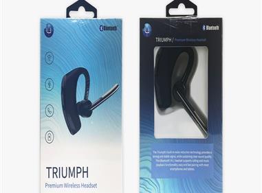 uPlus V8 Triumph Bluetooth Wireless Headset Stereo Headphone Earphone Black product
