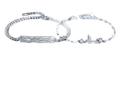 S925 sterling silver couple bracelet   product