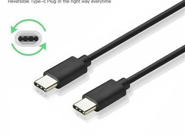 USB-C to USB-C Fast Charge Type C to Type C Cable Cord with Package in Black product