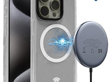  iPhone 15 METKASE Basic Transparent [Magnetic Circle] Premium Hybrid - Clear product